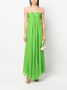 Cult Gaia Janelle strapless gown - Groen