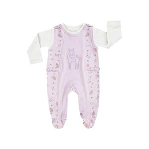 JACKY Romper set WOODLAND TALE lilac/off- white