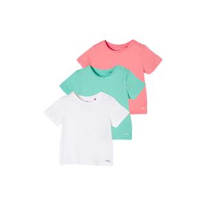 s.Oliver s. Olive r T-shirt 3-pack white / petrol /pink