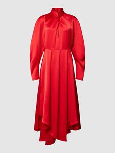 HUGO Midi-jurk met druppelvormige hals, model 'KUMBARULA'