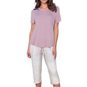 Lady Avenue Shortsleeve PJ With Pirate Pants