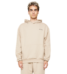 four C5 Wavy Logo Hoodie Trench Coat