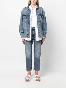 7 For All Mankind logo-patch straight-leg jeans - Blauw