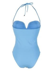 Nanushka Brissa one-piece swimsuit - Blauw
