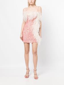 Rachel Gilbert Mini-jurk met pailletten - Roze