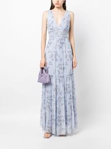 Sachin & Babi floral-print sleeveless dress - Blauw