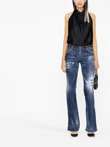 Dsquared2 distressed flared jeans - Blauw