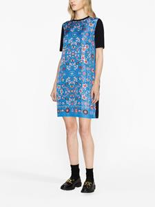 Tory Burch paisley-print short-sleeved minidress - Blauw