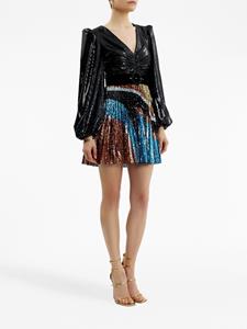 Rebecca Vallance Arizona sequin-embellished mini dress - Zwart