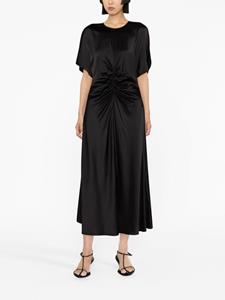 Fabiana Filippi Satijnen jurk - Zwart