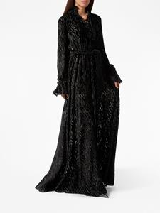 Philipp Plein Chiffon jurk - Zwart