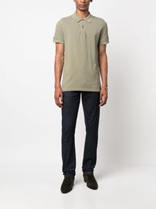 TOM FORD short-sleeved cotton polo shirt - Groen
