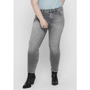 ONLY CARMAKOMA Skinny-fit-Jeans "CARWILLY REG SK ANK JNS", in washed-out Optik