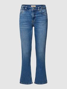 MOS MOSH Straight fit jeans met labelpatch, model 'ASHLEY'