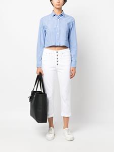 DONDUP high-waisted cropped jeans - Wit