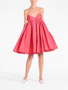Adam Lippes voluminous-skirt silk dress - Roze