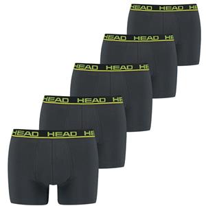 HEAD Boxershorts 5-pack Phantom / Lime Punch-S