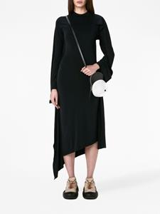 JW Anderson Midi-jurk met pofmouwen - Zwart