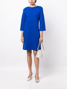 JANE Ren jersey shift minidress - Blauw