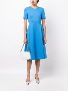 JANE Romy flared midi dress - Blauw