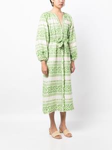 Johanna Ortiz Rimarima cotton tunic dress - Groen