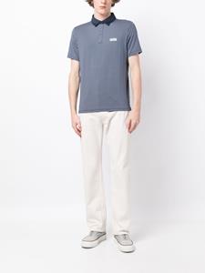 Michael Kors logo-print short-sleeve polo shirt - Blauw