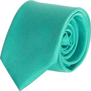 Suitable Krawatte Seide Türkis Uni F67 -