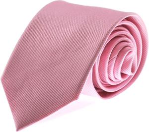 Suitable Krawatte Seide Rosa Uni F03 -
