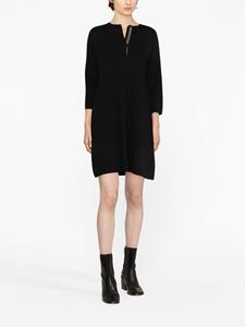 Fabiana Filippi Wollen mini-jurk - Zwart