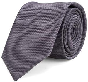 Suitable Krawatte Seide Dessin Grau -