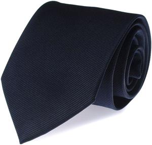 Suitable Krawatte Seide Marineblau Uni F35 -