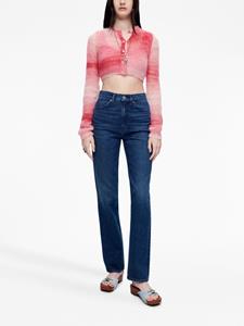 RE/DONE 70's high-waist straight-leg jeans - Blauw