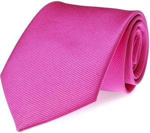 Suitable Krawatte Seide Fuchsia Uni F21 -