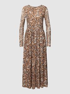 Montego Midi-jurk met all-over motief, model 'Leo'