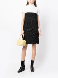 Paule Ka Tweed mini-jurk - Zwart