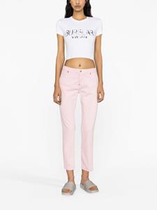 Dsquared2 Cropped broek - Roze