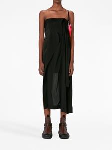 JW Anderson Strapless mini-jurk - Zwart