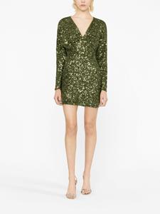 P.A.R.O.S.H. sequin-embellished minidress - Groen