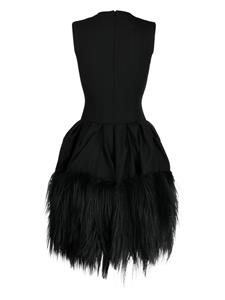 Rochas Mouwloze mini-jurk - Zwart