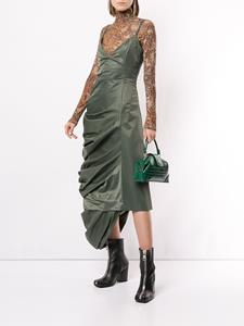 Y/Project Gedrapeerde jurk - Groen