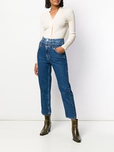 SANDRO Jeans met dubbele taille - Blauw