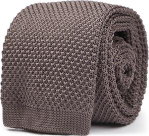 Suitable Knitted Krawatte Taupe -