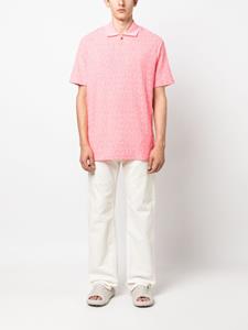 Versace cotton jacquard polo shirt - Roze