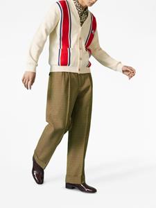 Gucci Interlocking G striped cardigan - Beige