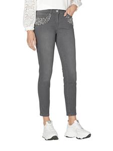 AMY VERMONT Jeans in 5-pocketmodel  Lichtgrijs