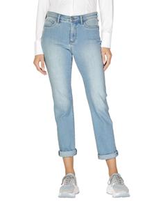 Nydj Jeans met gefixeerde omslag aan de zoom  Lichtblauw