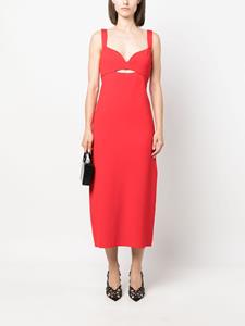Roland Mouret sleeveless cut-out midi dress - Rood