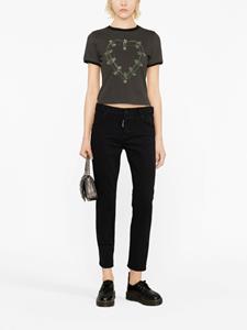 Dsquared2 low-rise cropped skinny jeans - Zwart
