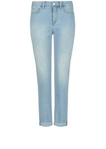 Jeans met gefixeerde omslag aan de zoom NYDJ Lichtblauw