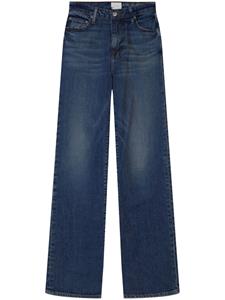 Simkhai Liam high-waisted straight-leg jeans - Blauw